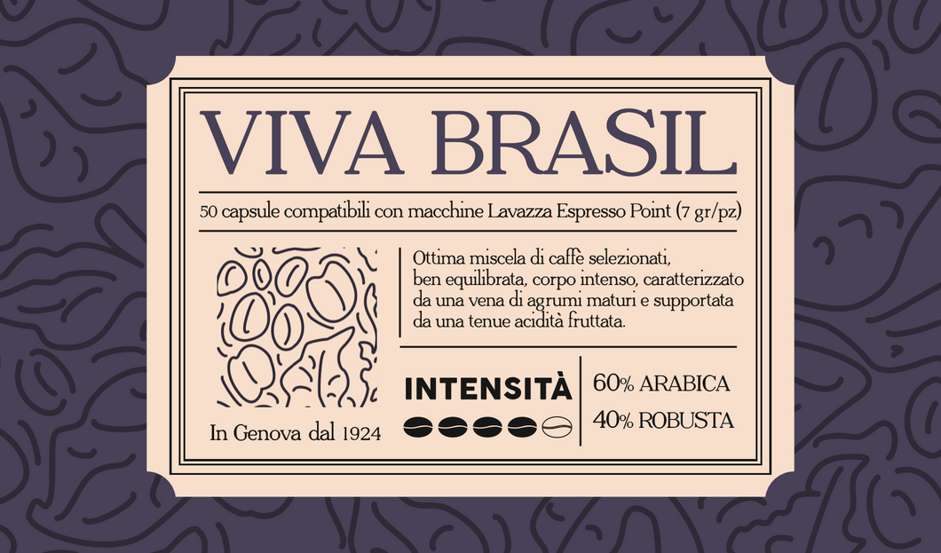 VIVA BRASIL COMPATIBILE LAVAZZA ESPRESSO POINT®